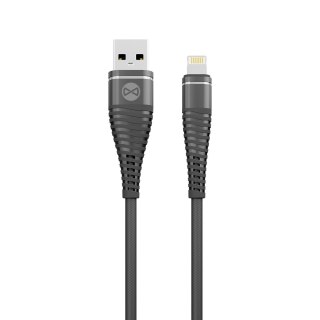 Forever kabel Shark USB - Lightning 1,0 m 2A czarny