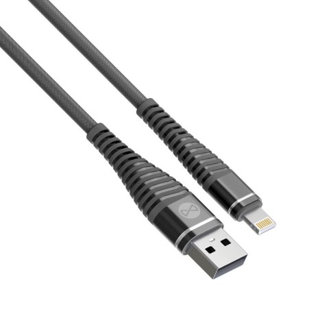 Forever kabel Shark USB - Lightning 1,0 m 2A czarny Forever kabel Shark USB - Lightning 1,0 m 2A czarny