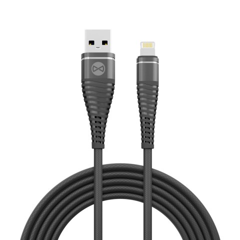 Forever kabel Shark USB - Lightning 1,0 m 2A czarny Forever kabel Shark USB - Lightning 1,0 m 2A czarny