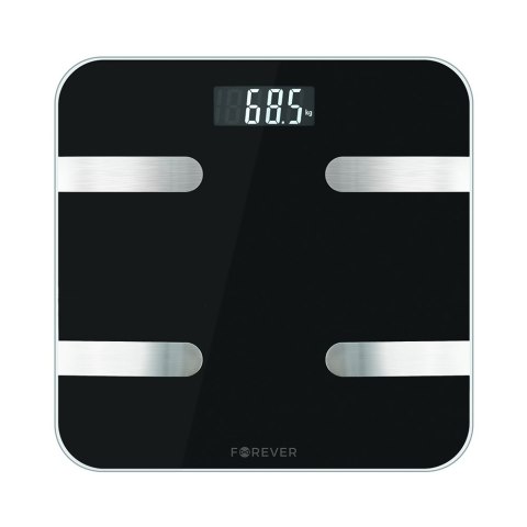 Forever waga analityczna Bluetooth AS-100 czarna Forever waga analityczna Bluetooth AS-100 czarna