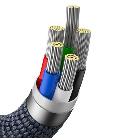 Baseus kabel Crystal Shine USB-C - Lightning 1,2 m 20W czarny Baseus kabel Crystal Shine USB-C - Lightning 1,2 m 20W czarny