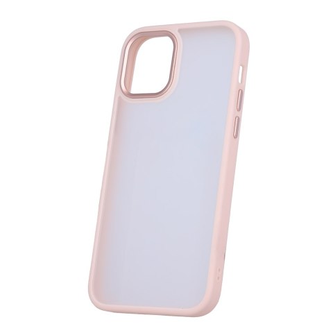 Nakładka Satin Matt do iPhone 12 / 12 Pro 6,1" różowa Nakładka Satin Matt do iPhone 12 / 12 Pro 6,1" różowa
