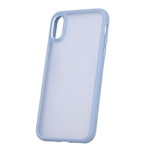 Nakładka Satin Matt do iPhone X / XS niebieska Nakładka Satin Matt do iPhone X / XS niebieska