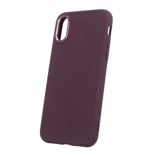 Nakładka Satin do iPhone X / XS burgundowa