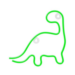 Neon LED DINOZAUR zielony NNE01 Neolia