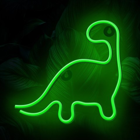 Neon LED DINOZAUR zielony NNE01 Neolia Neon LED DINOZAUR zielony NNE01 Neolia