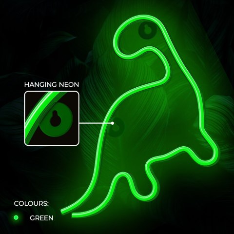 Neon LED DINOZAUR zielony NNE01 Neolia Neon LED DINOZAUR zielony NNE01 Neolia