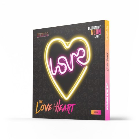 Neon LED LOVE W SERCU fiolet biały NNE02 Neolia Neon LED LOVE W SERCU fiolet biały NNE02 Neolia