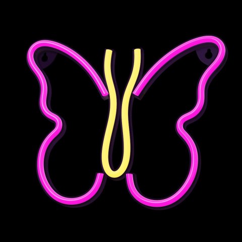 Neon LED MOTYL róż NNE03 Neolia Neon LED MOTYL róż NNE03 Neolia