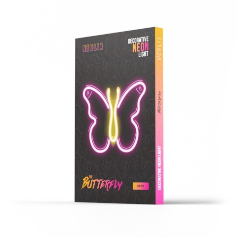 Neon LED MOTYL róż NNE03 Neolia Neon LED MOTYL róż NNE03 Neolia