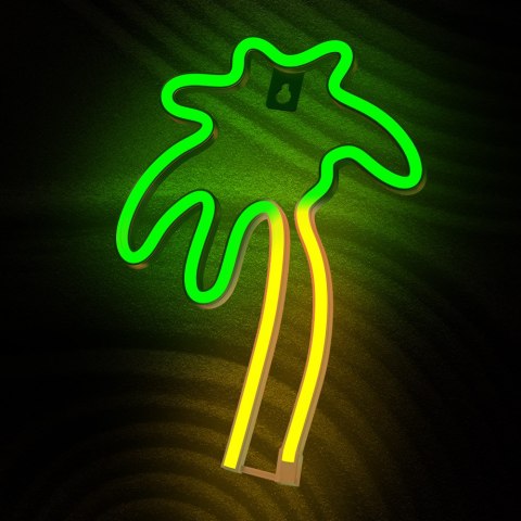 Neon LED PALMA pomarańcz zielona NNE04 Neolia Neon LED PALMA pomarańcz zielona NNE04 Neolia