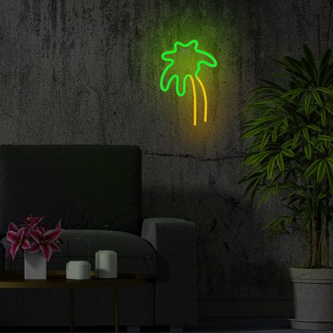 Neon LED PALMA pomarańcz zielona NNE04 Neolia Neon LED PALMA pomarańcz zielona NNE04 Neolia