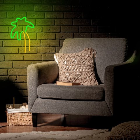 Neon LED PALMA pomarańcz zielona NNE04 Neolia Neon LED PALMA pomarańcz zielona NNE04 Neolia