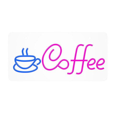 Neon PLEXI LED COFFEE niebieski róż NNE11 Neolia Neon PLEXI LED COFFEE niebieski róż NNE11 Neolia