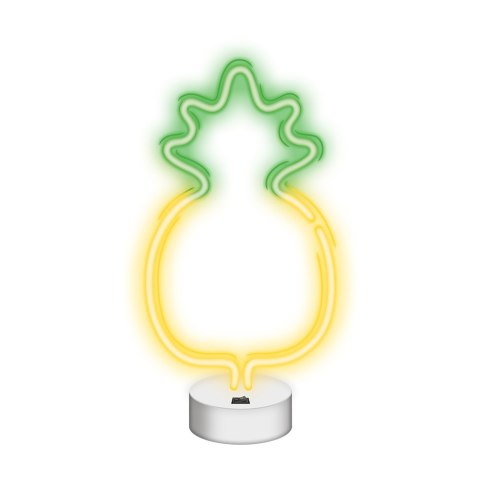 Neon na podstawce LED ANANAS żółto zielony NNE05 Neolia Neon na podstawce LED ANANAS żółto zielony NNE05 Neolia
