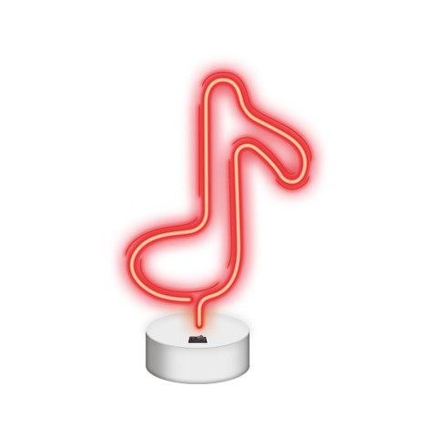 Neon na podstawce LED NUTKA czerwona NNE08 Neolia Neon na podstawce LED NUTKA czerwona NNE08 Neolia