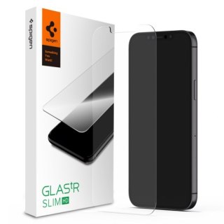 Spigen szkło hartowane Glas.TR Slim do iPhone 13 / 13 PRO / 14 / 16E 6,1" privacy