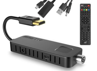 Tuner DVB-T-2 LTC TV naziemnej HD205M z pilotem programowalnym H.265, MIN