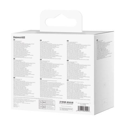 Baseus GaN5 Pro szybka ładowarka 2xUSB-C+USB 140W EU czarna (CCGP100201) Baseus GaN5 Pro szybka ładowarka 2xUSB-C+USB 140W EU czarna (CCGP100201)
