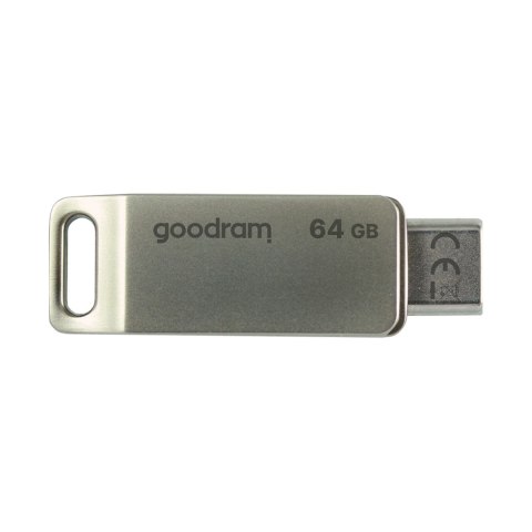 Pendrive 64 GB USB 3.2 Gen 1 USB / USB C OTG ODA3 Goodram - srebrny Pendrive 64 GB USB 3.2 Gen 1 USB / USB C OTG ODA3 Goodram - srebrny