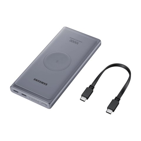 Samsung Powerbank 10000 mAh z funkcją ładowania bezprzewodowego szary (EB-U3300XJEGEU) Samsung Powerbank 10000 mAh z funkcją ładowania bezprzewodowego szary (EB-U3300XJEGEU)