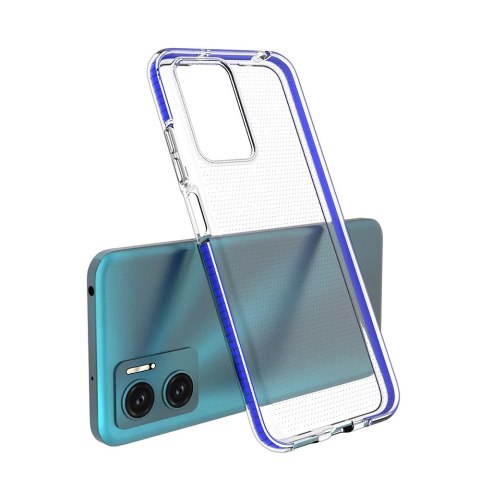 Spring Case etui Xiaomi Redmi Note 11E /Redmi 10 5G / Redmi 10 Prime+ 5G / Poco M4 5G silikonowy pokrowiec z ramką jasnoniebiesk