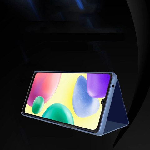 Clear View Case etui Xiaomi Redmi 10C pokrowiec z klapką niebieskie Clear View Case etui Xiaomi Redmi 10C pokrowiec z klapką niebieskie