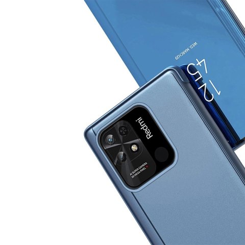Clear View Case etui Xiaomi Redmi 10C pokrowiec z klapką niebieskie Clear View Case etui Xiaomi Redmi 10C pokrowiec z klapką niebieskie