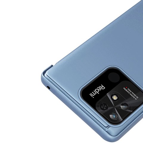 Clear View Case etui Xiaomi Redmi 10C pokrowiec z klapką niebieskie Clear View Case etui Xiaomi Redmi 10C pokrowiec z klapką niebieskie