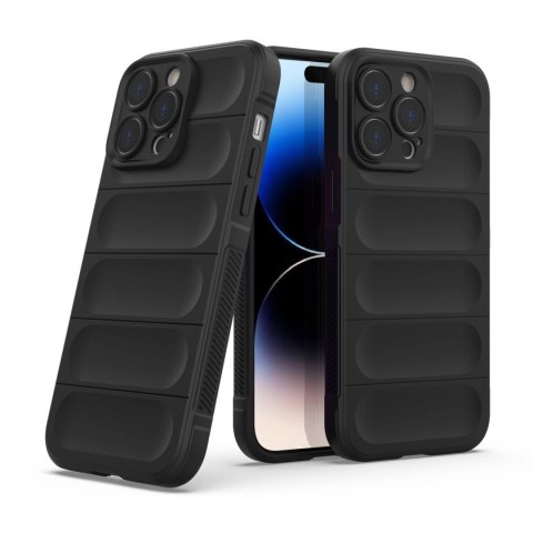 Magic Shield Case etui do iPhone 14 Pro Max elastyczny pancerny pokrowiec ciemnoniebieski