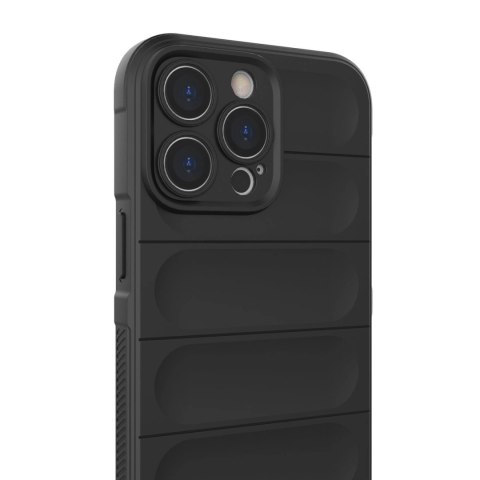 Magic Shield Case etui do iPhone 14 Pro Max elastyczny pancerny pokrowiec ciemnoniebieski