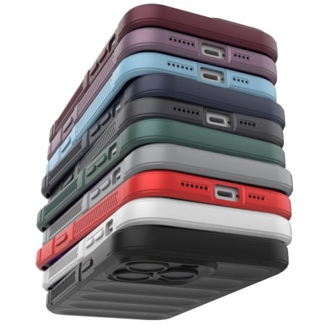 Magic Shield Case etui do iPhone 14 Pro Max elastyczny pancerny pokrowiec ciemnoniebieski