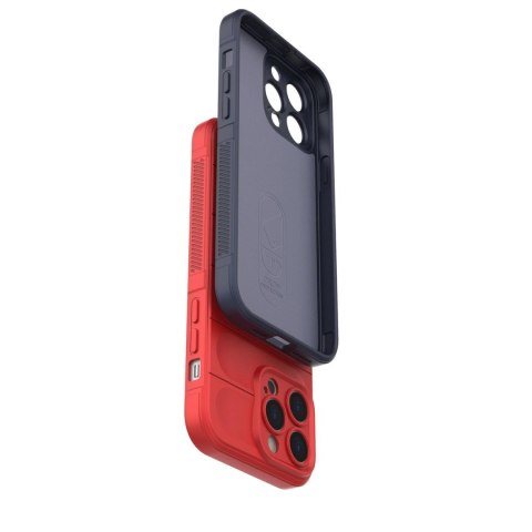 Magic Shield Case etui do iPhone 14 Pro Max elastyczny pancerny pokrowiec ciemnoniebieski