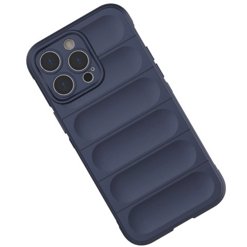 Magic Shield Case etui do iPhone 14 Pro Max elastyczny pancerny pokrowiec ciemnoniebieski