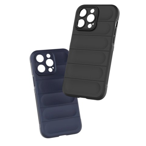 Magic Shield Case etui do iPhone 14 Pro Max elastyczny pancerny pokrowiec ciemnoniebieski