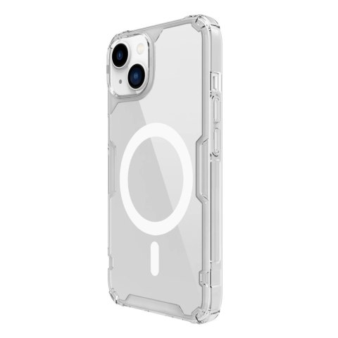 Nillkin Nature Pro Magnetic Case etui iPhone 14 Plus magnetyczny pokrowiec MagSafe przezroczysty Nillkin Nature Pro Magnetic Case etui iPhone 14 Plus magnetyczny pokrowiec MagSafe przezroczysty