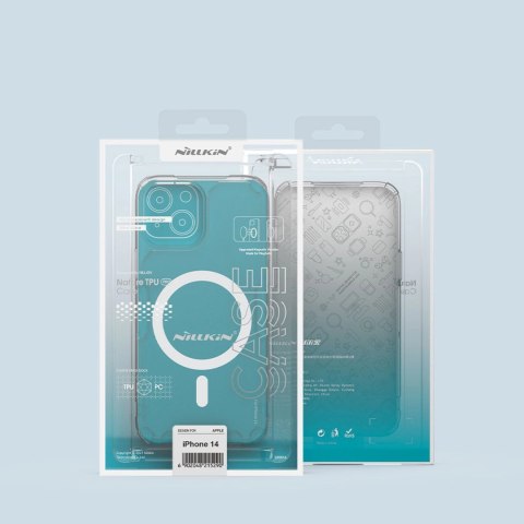 Nillkin Nature Pro Magnetic Case etui iPhone 14 magnetyczny pokrowiec MagSafe niebieski Nillkin Nature Pro Magnetic Case etui iPhone 14 magnetyczny pokrowiec MagSafe niebieski