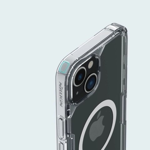 Nillkin Nature Pro Magnetic Case etui iPhone 14 magnetyczny pokrowiec MagSafe niebieski Nillkin Nature Pro Magnetic Case etui iPhone 14 magnetyczny pokrowiec MagSafe niebieski