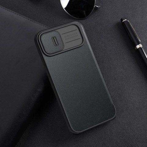 Nillkin Qin Cloth Pro Case etui do iPhone 14 Plus osłona na aparat kabura pokrowiec obudowa z klapką szary Nillkin Qin Cloth Pro Case etui do iPhone 14 Plus osłona na aparat kabura pokrowiec obudowa z klapką szary