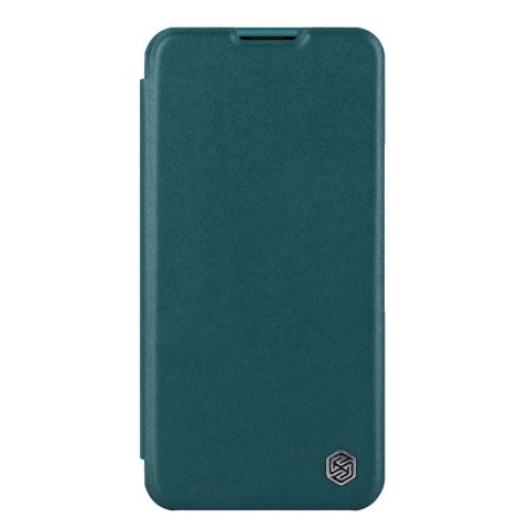 Nillkin Qin Leather Pro Case etui iPhone 14 Plus osłona na aparat kabura pokrowiec obudowa z klapką zielony Nillkin Qin Leather Pro Case etui iPhone 14 Plus osłona na aparat kabura pokrowiec obudowa z klapką zielony