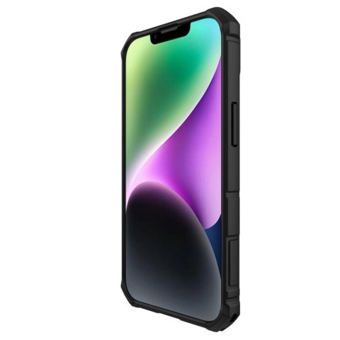 Nillkin CamShield Armor Pro Case etui iPhone 14 Plus pancerny pokrowiec z osłoną na aparat ring podstawka czarne Nillkin CamShield Armor Pro Case etui iPhone 14 Plus pancerny pokrowiec z osłoną na aparat ring podstawka czarne