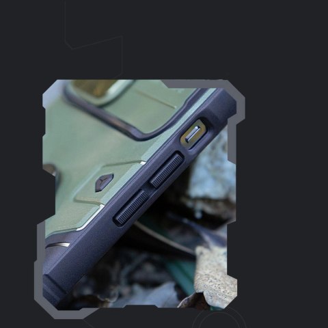 Nillkin CamShield Armor Pro Case etui iPhone 14 Plus pancerny pokrowiec z osłoną na aparat ring podstawka czarne Nillkin CamShield Armor Pro Case etui iPhone 14 Plus pancerny pokrowiec z osłoną na aparat ring podstawka czarne