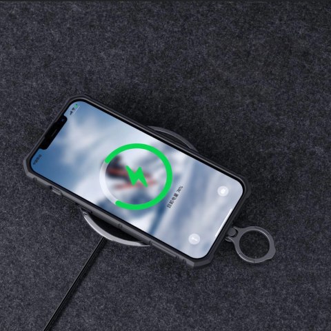 Nillkin CamShield Armor Pro Case etui iPhone 14 Plus pancerny pokrowiec z osłoną na aparat ring podstawka czarne Nillkin CamShield Armor Pro Case etui iPhone 14 Plus pancerny pokrowiec z osłoną na aparat ring podstawka czarne