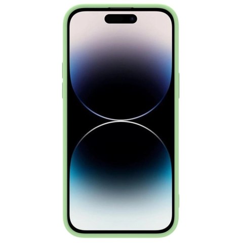 Nillkin CamShield Magnetic Silicone Case etui iPhone 14 Pro Max magnetyczny MagSafe pokrowiec z osłoną na aparat zielony Nillkin CamShield Magnetic Silicone Case etui iPhone 14 Pro Max magnetyczny MagSafe pokrowiec z osłoną na aparat zielony