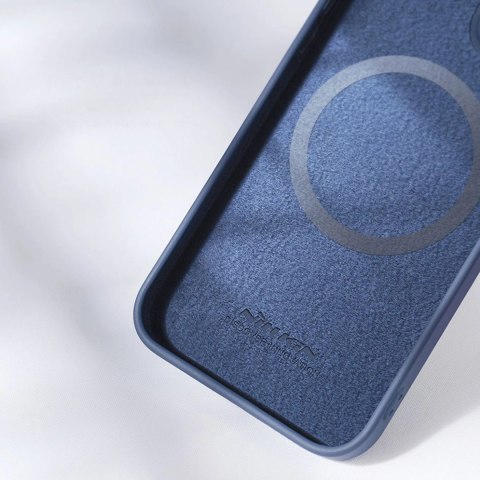 Nillkin CamShield Magnetic Silicone Case etui iPhone 14 Pro Max magnetyczny MagSafe pokrowiec z osłoną na aparat zielony Nillkin CamShield Magnetic Silicone Case etui iPhone 14 Pro Max magnetyczny MagSafe pokrowiec z osłoną na aparat zielony