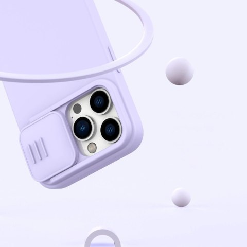 Nillkin CamShield Magnetic Silicone Case etui iPhone 14 Pro Max magnetyczny MagSafe pokrowiec z osłoną na aparat zielony Nillkin CamShield Magnetic Silicone Case etui iPhone 14 Pro Max magnetyczny MagSafe pokrowiec z osłoną na aparat zielony