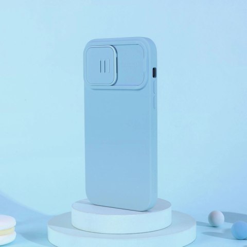 Nillkin CamShield Magnetic Silicone Case etui iPhone 14 Pro Max magnetyczny MagSafe pokrowiec z osłoną na aparat zielony Nillkin CamShield Magnetic Silicone Case etui iPhone 14 Pro Max magnetyczny MagSafe pokrowiec z osłoną na aparat zielony