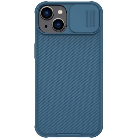 Nillkin CamShield Pro Case etui iPhone 14 Plus pancerny pokrowiec osłona na aparat kamerę niebieski Nillkin CamShield Pro Case etui iPhone 14 Plus pancerny pokrowiec osłona na aparat kamerę niebieski