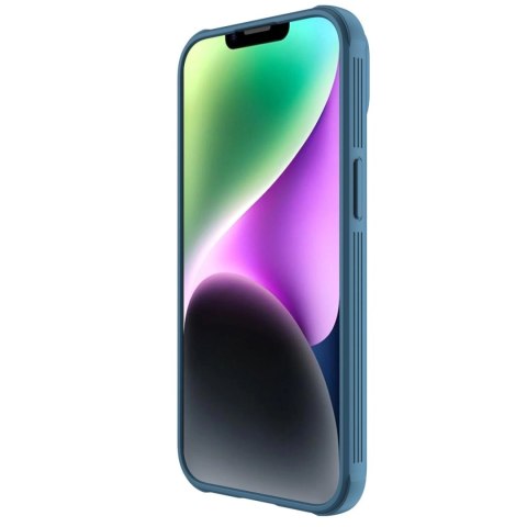 Nillkin CamShield Pro Case etui iPhone 14 Plus pancerny pokrowiec osłona na aparat kamerę niebieski Nillkin CamShield Pro Case etui iPhone 14 Plus pancerny pokrowiec osłona na aparat kamerę niebieski