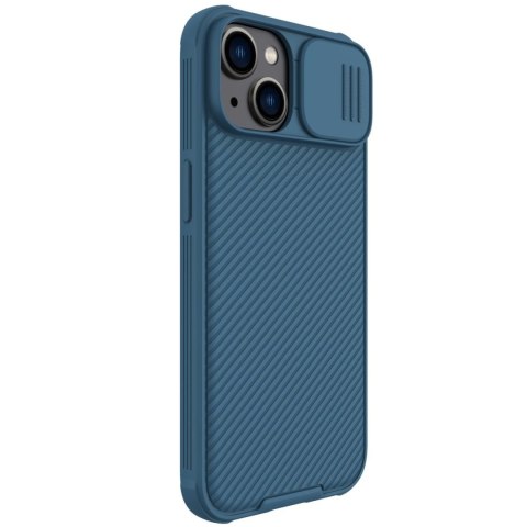 Nillkin CamShield Pro Case etui iPhone 14 Plus pancerny pokrowiec osłona na aparat kamerę niebieski Nillkin CamShield Pro Case etui iPhone 14 Plus pancerny pokrowiec osłona na aparat kamerę niebieski